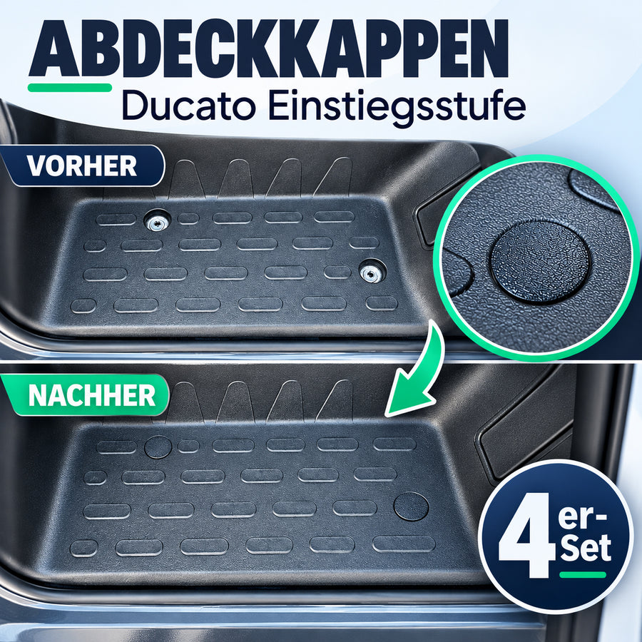 Abdeckkappen für Fiat Ducato Trittstufe ab 2021