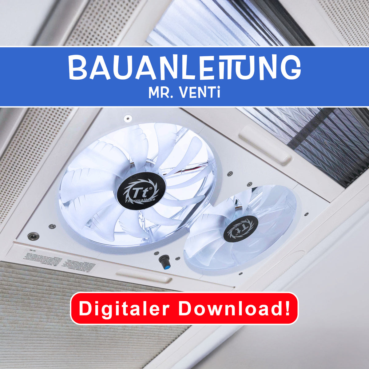 Mr. Venti Ventilator für Dometic Midi Heki im Wohnmobil & Wohnwagen – Bauanleitung + 3D-Druckdateien