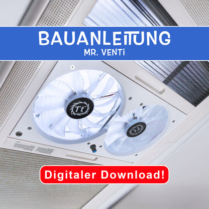 Mr. Venti Ventilator für Dometic Midi Heki im Wohnmobil & Wohnwagen – Bauanleitung + 3D-Druckdateien