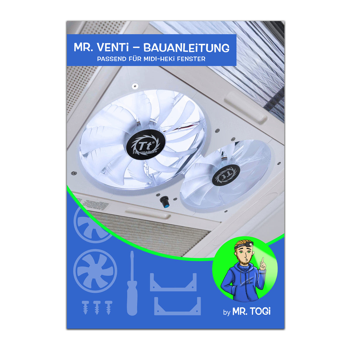 Mr. Venti Ventilator für Dometic Midi Heki im Wohnmobil & Wohnwagen – Bauanleitung + 3D-Druckdateien