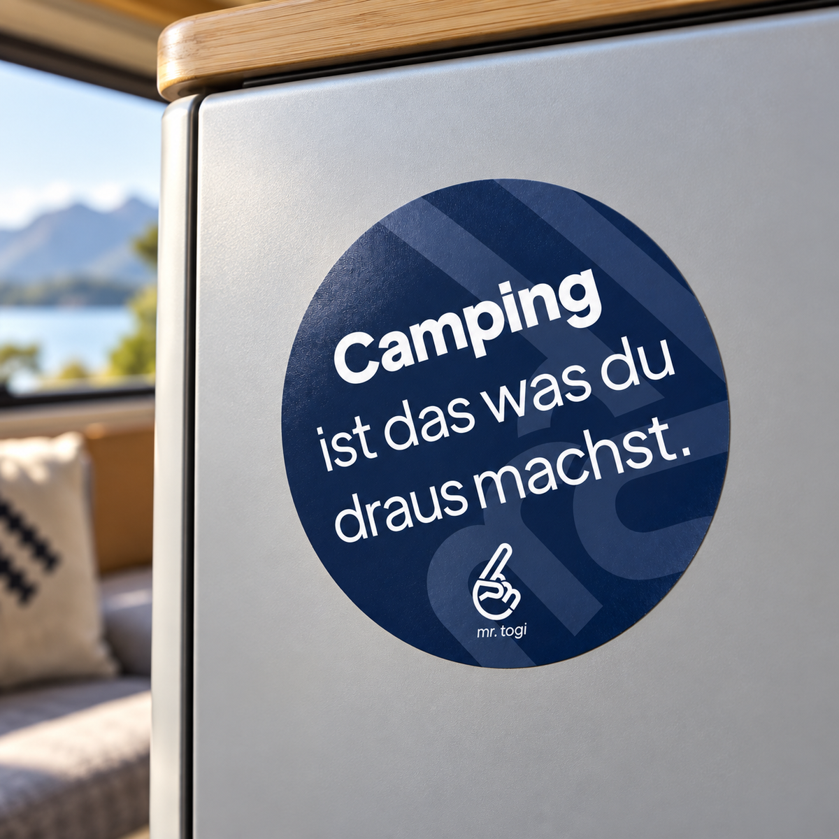 Camping-Aufkleber – Camping ist das, was du draus machst