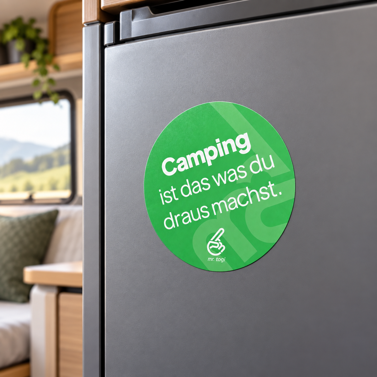 Camping-Aufkleber – Camping ist das, was du draus machst