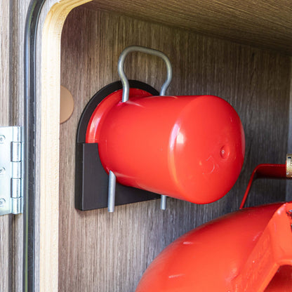 Gaskappen Halter im Wohnmobil