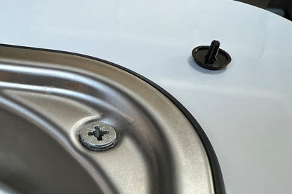 4x Schraubenabdeckung für CAN Kocher & Spülen | Vibrationsschutz | Dämpfer | Ofen | Herd | Wohnmobil | Kochfeld