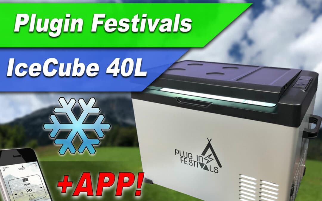 Kompressor Kühlbox IceCube 25-50L + APP! Plugin Festivals