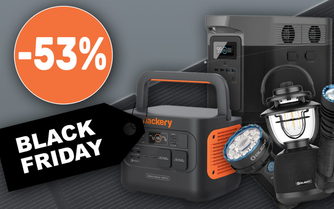 Black Friday 2024 – bis 52% auf Powerstationen und Camping!