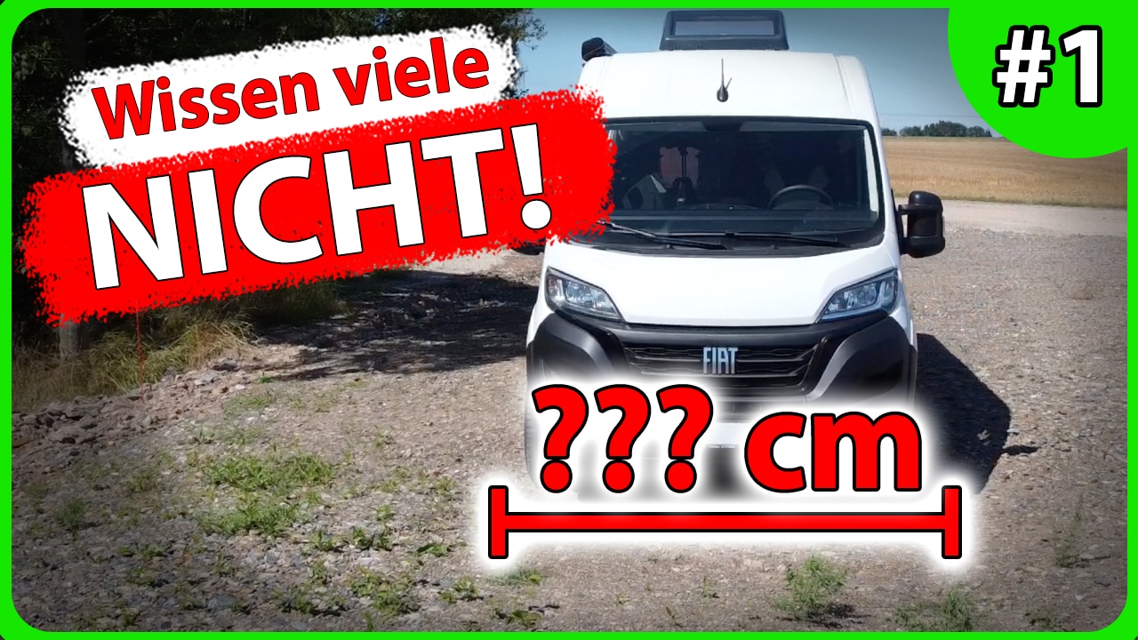 Wohnmobil Maße und Zuladung